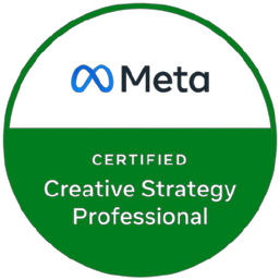 Meta Certified Creative Strategy Professional badge earned by Isuru Marasinghe